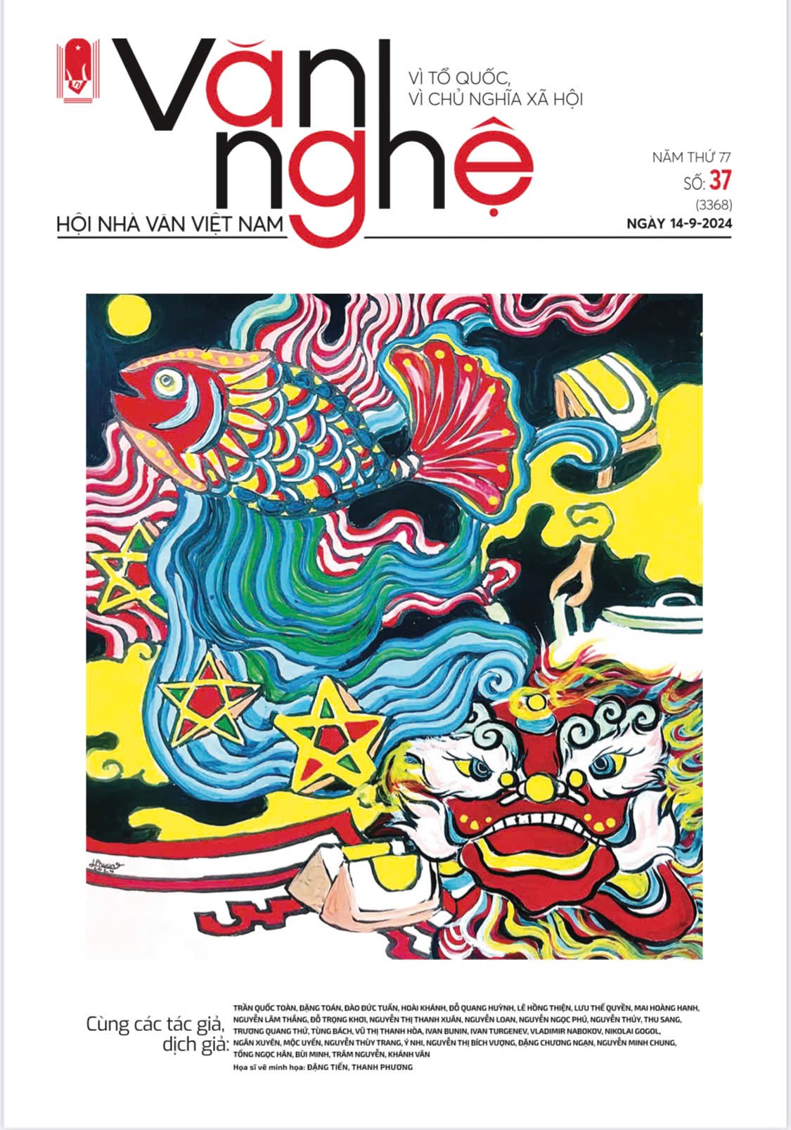 Mời quý vị đón đọc báo Văn nghệ số 37/2024