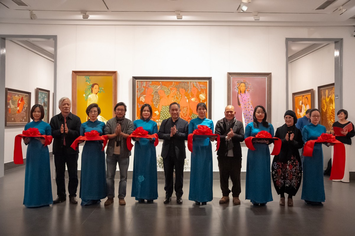 Khai mạc triển lãm mỹ thuật "An và Huy"