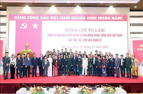 tong bi thu phat huy truyen thong ve vang doi ngu van nghe sy se chiem linh nhung dinh cao moi trong sang tao nghe thuat