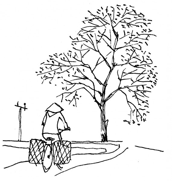 dem o go thap tho huu nhan