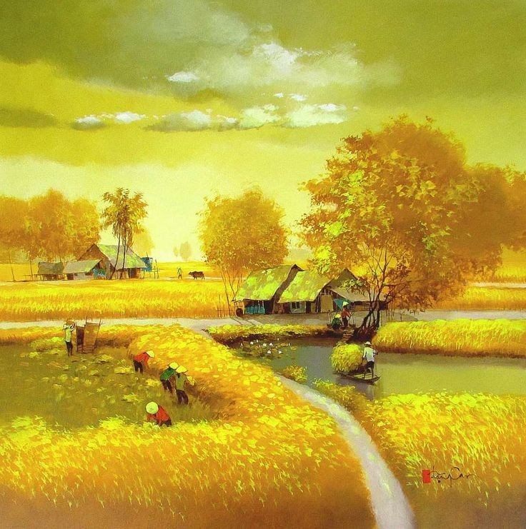 Bài thơ “Con đường rắc vỏ trấu vàng” của Phạm Trọng Thanh