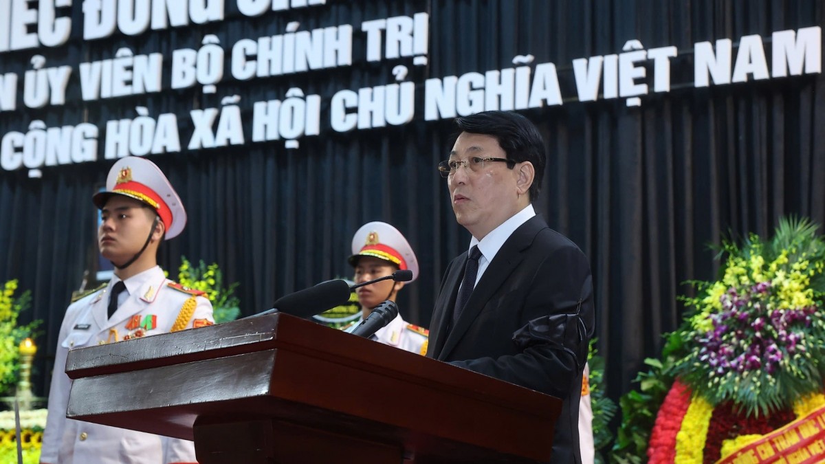 Lễ đưa tang nguyên Chủ tịch nước Trần Đức Lương