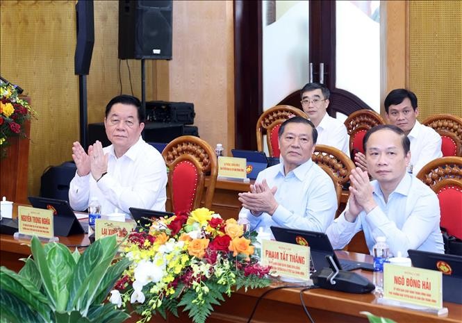 Đồng chí Tổng Bí thư Tô Lâm làm việc với Ban Tuyên giáo và Dân vận Trung ương