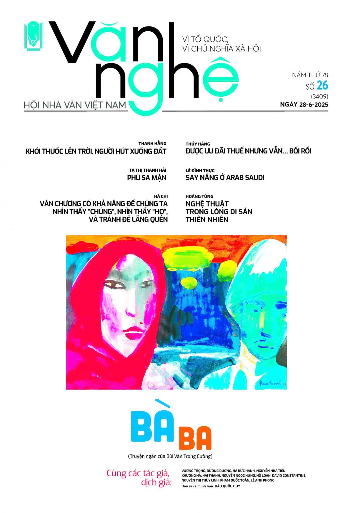 Mời quý vị đón đọc báo Văn nghệ số 26/2025