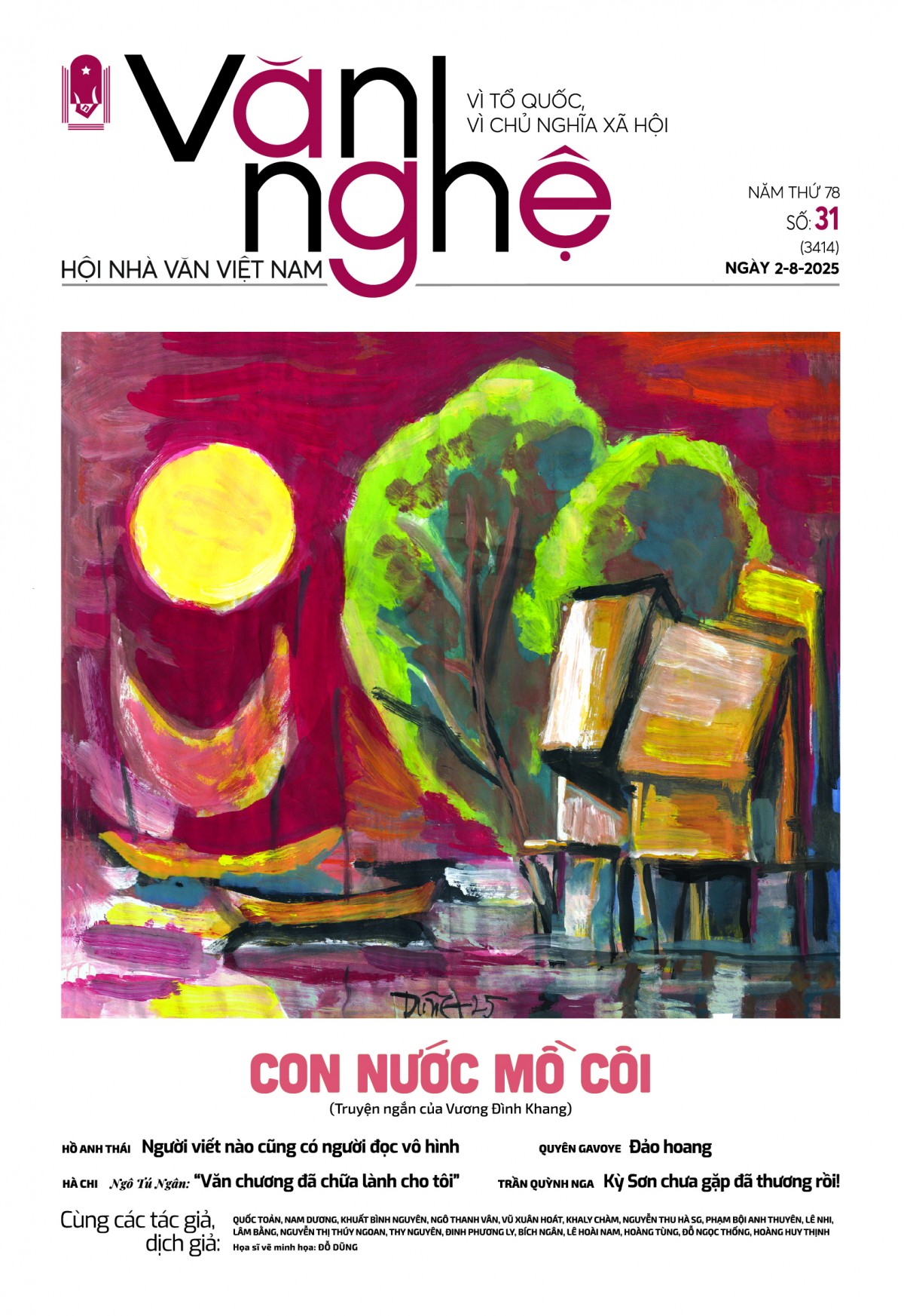 Mời quý vị đón đọc báo Văn nghệ số 31/2025