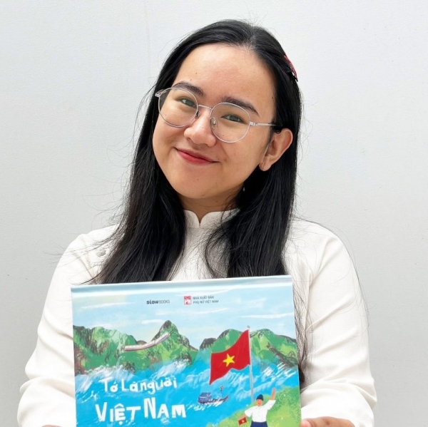 Người gieo hạt sách chậm trong khu vườn sách tranh