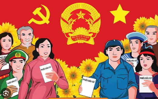 trien lam tranh co dong ky niem 80 nam ngay tong tuyen cu bau quoc hoi viet nam