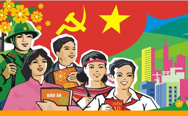 Tổ chức triển lãm tranh cổ động tấm lớn tuyên truyền Đại hội Đảng