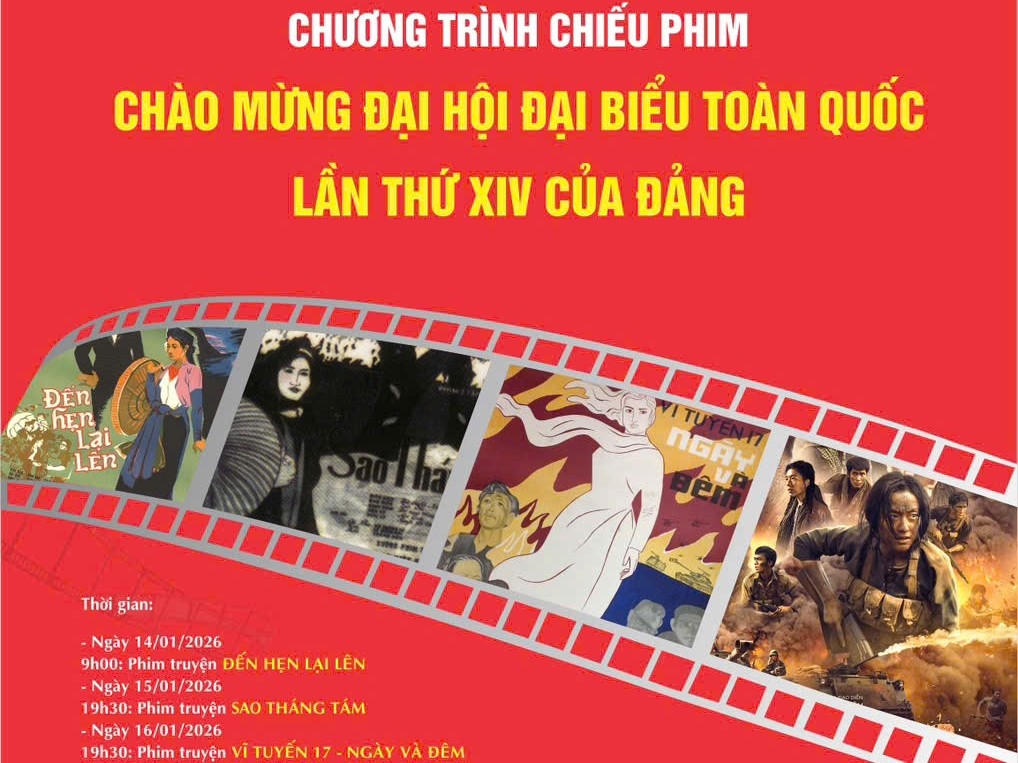 Khơi dậy hào khí dân tộc qua chương trình phim đặc biệt chào mừng Đại hội Đảng lần thứ XIV
