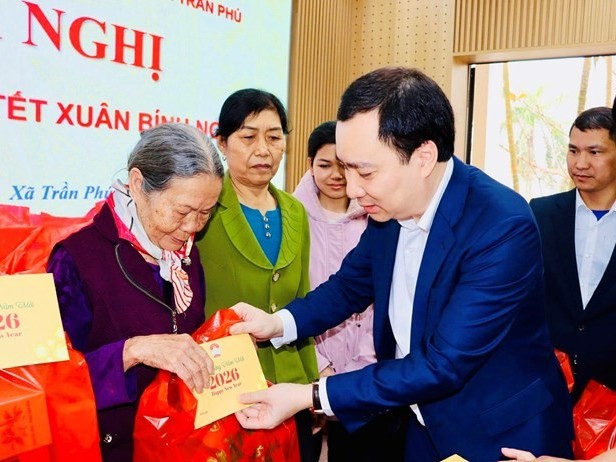 Hải Phòng: Tết sẻ chia đến với các gia đình khó khăn ở xã Trần Phú