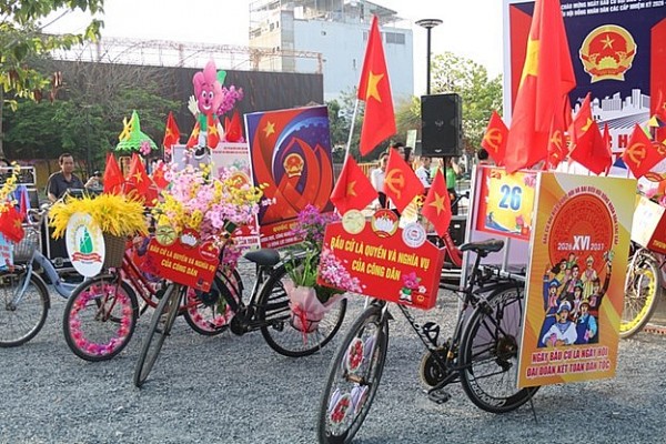 tp ho chi minh nhieu hoat dong truyen thong phuc vu bau cu quoc hoi khoa xvi