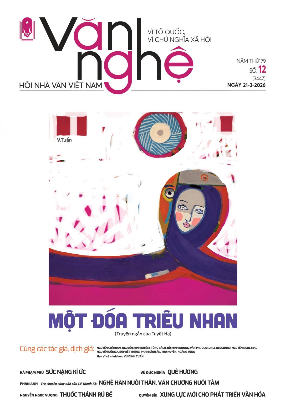 Mời quý vị đón đọc báo Văn nghệ số 12/2026