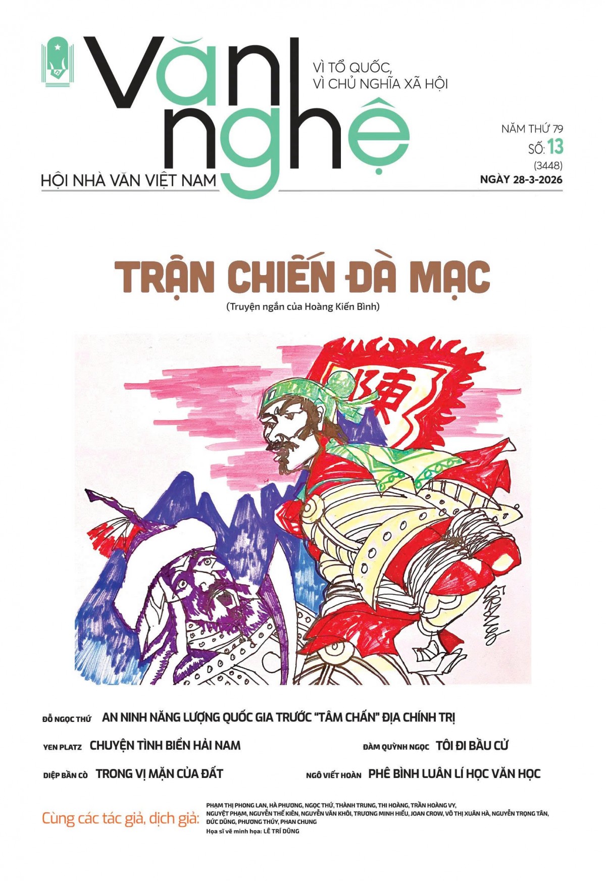 Mời quý vị đón đọc báo Văn nghệ số 13/2026