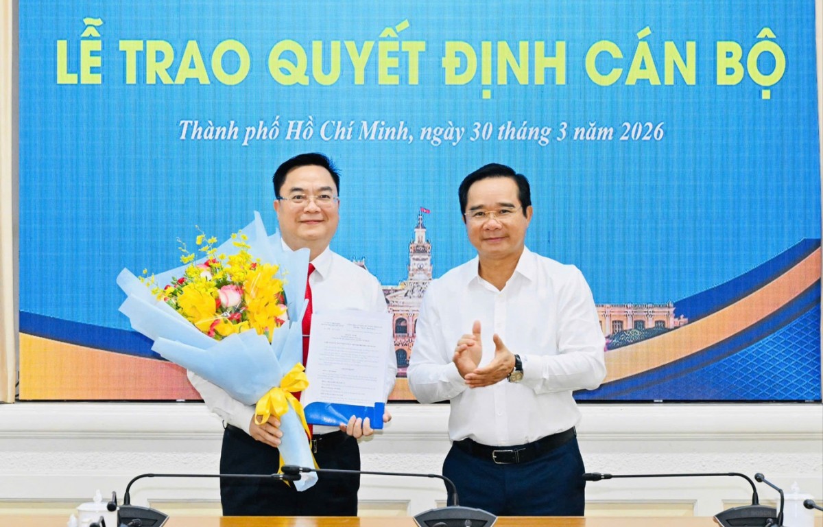 Ông Hoàng Vũ Thảnh giữ chức Giám đốc Sở Tài chính TP. Hồ Chí Minh