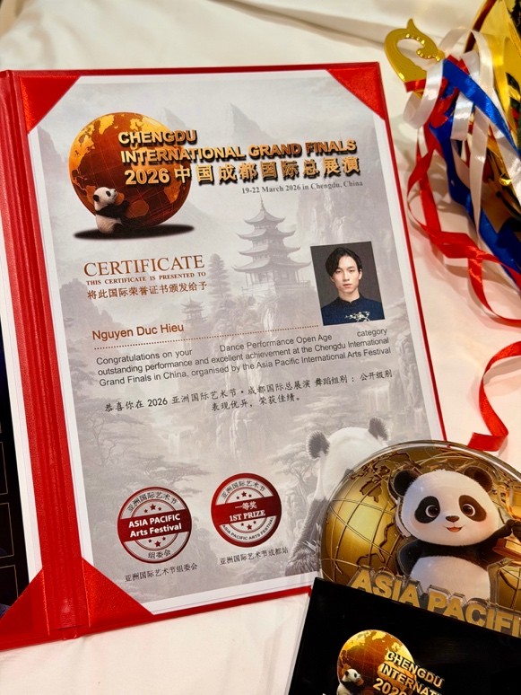 Việt Nam giành giải Nhất tại Liên hoan Nghệ thuật châu Á – Thái Bình Dương 2026