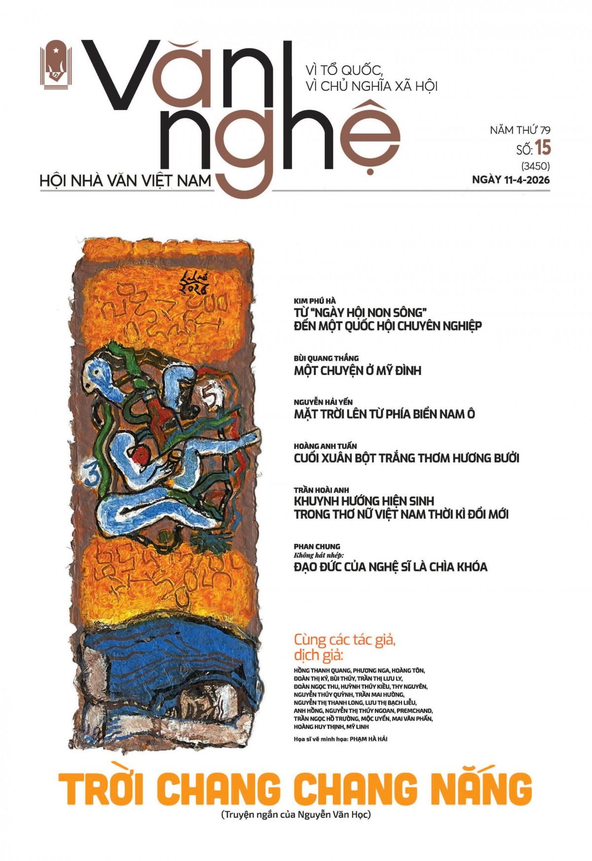 Mời quý vị đón đọc báo Văn nghệ số 15/2026