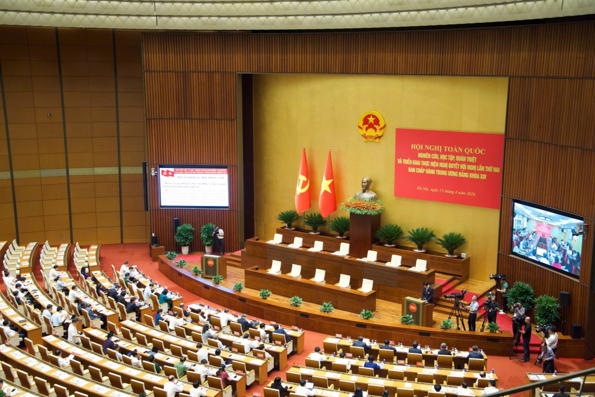 Khai mạc Hội nghị toàn quốc quán triệt Nghị quyết Trung ương Hai, khóa XIV