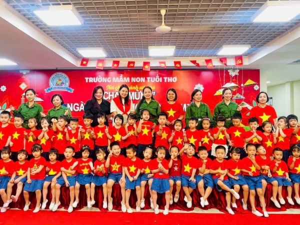 Trường Mầm non Tuổi Thơ và chuỗi hoạt động lan tỏa niềm tự hào dân tộc ngày 30/4