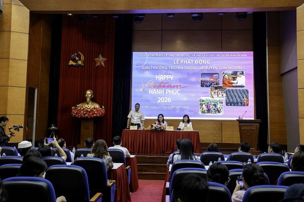 giai thuong truyen thong ve quyen con nguoi viet nam hanh phuc happy vietnam 2026