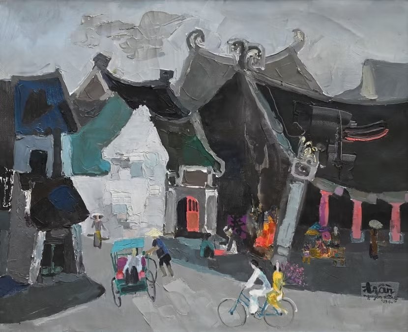 Trưng bày ký ức hội họa của cố họa sĩ Trần Nguyên Dũng