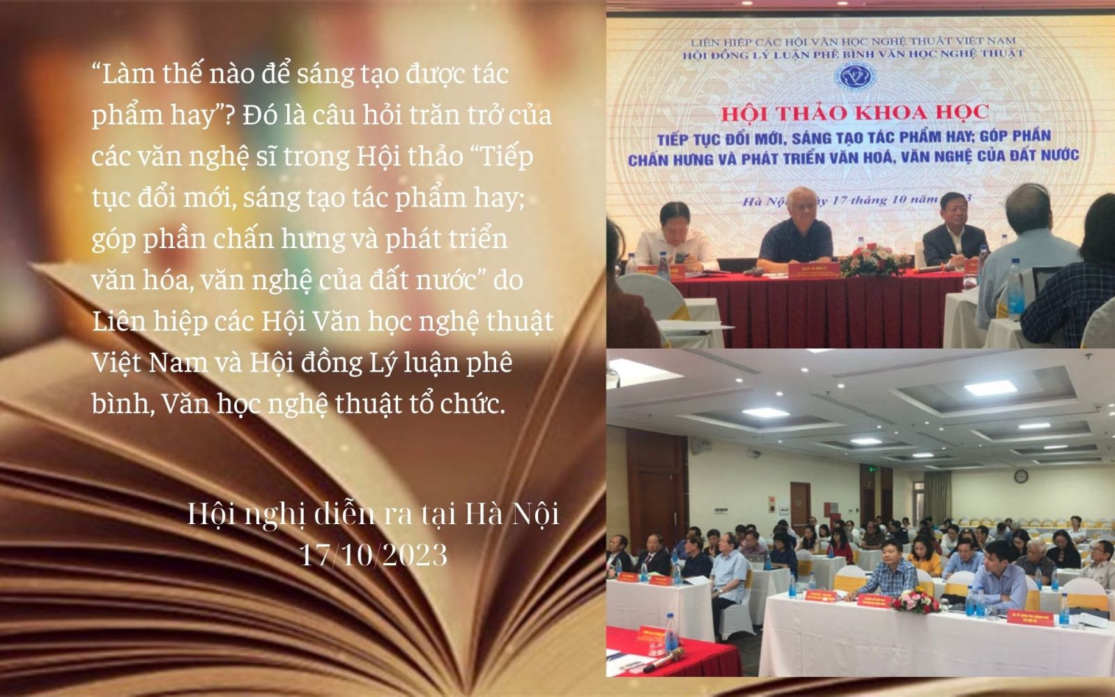 Tiếp tục đổi mới, sáng tạo tác phẩm hay