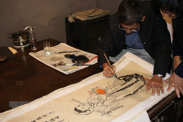 Trưng bày tranh dân gian Hàng Trống