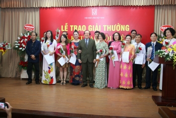 Trao giải Cuộc thi tiểu thuyết lần thứ V, Giải thưởng Hội Nhà văn hàng năm và kết nạp Hội viên mới 2020